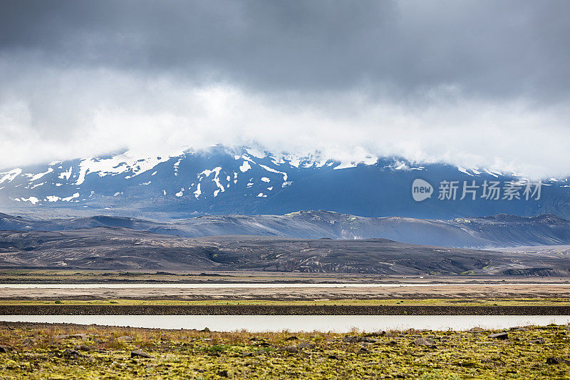 冰岛的赫克拉火山