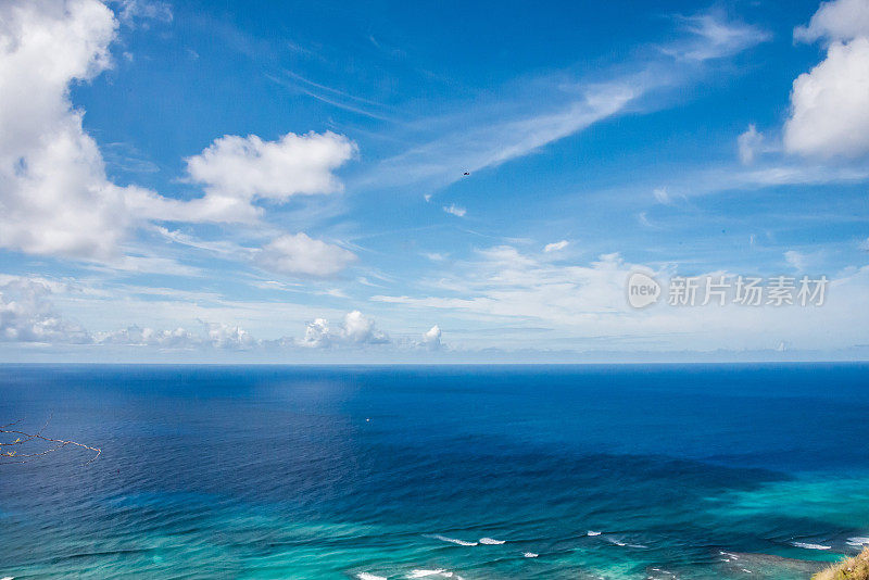 来自怀基基海滩的太平洋