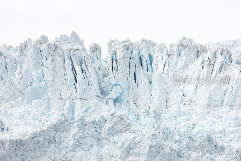 冰川冰雪裂缝塞拉克山脊