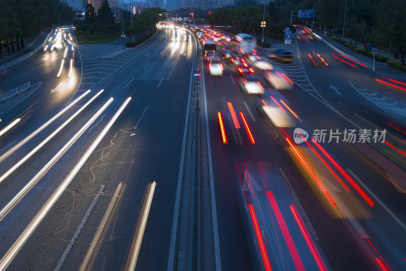 交通城市夜晚