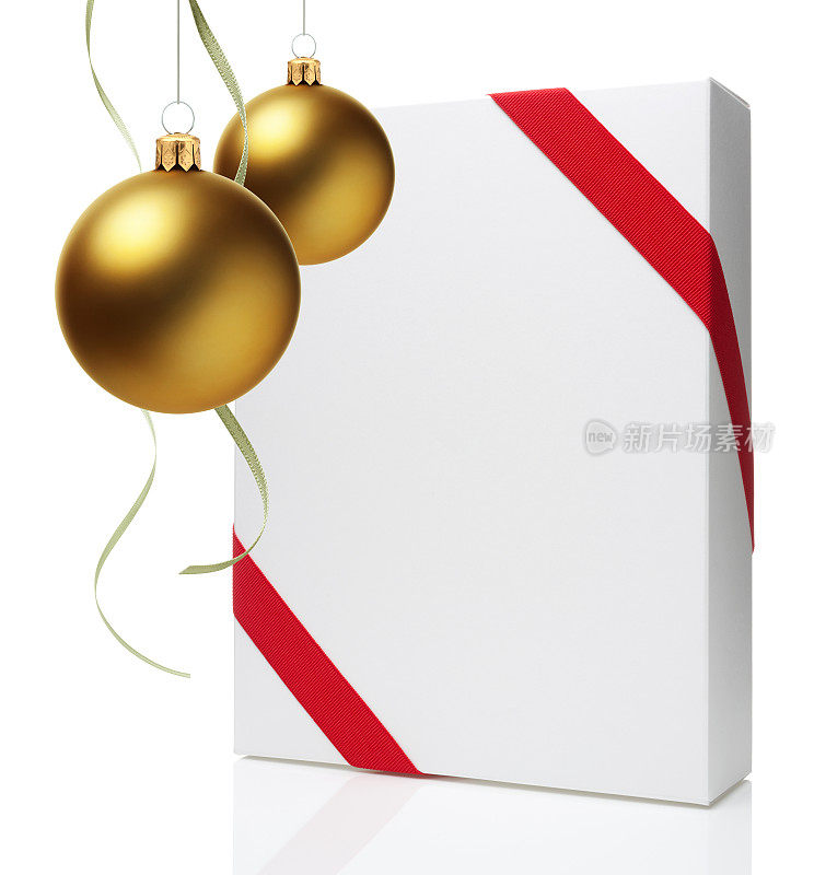 圣诞装饰-圣诞球和礼物盒