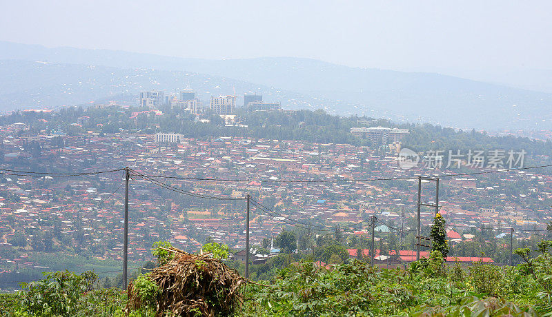 卢旺达基加利的Kiyovu山