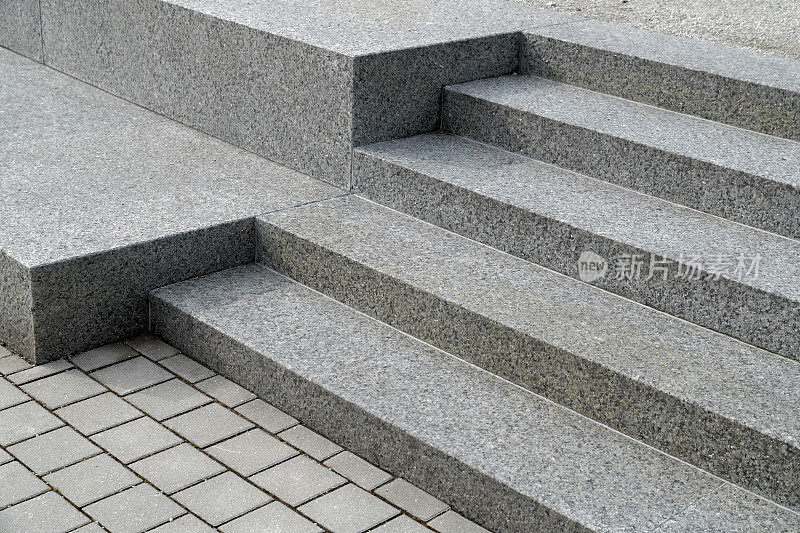 楼梯的石阶特写