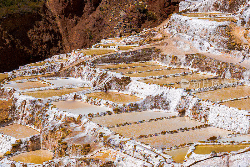秘鲁圣谷马拉斯的盐矿(Salineras)