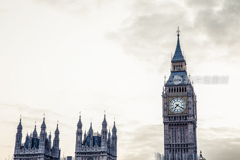标志性的大本钟，英国伦敦