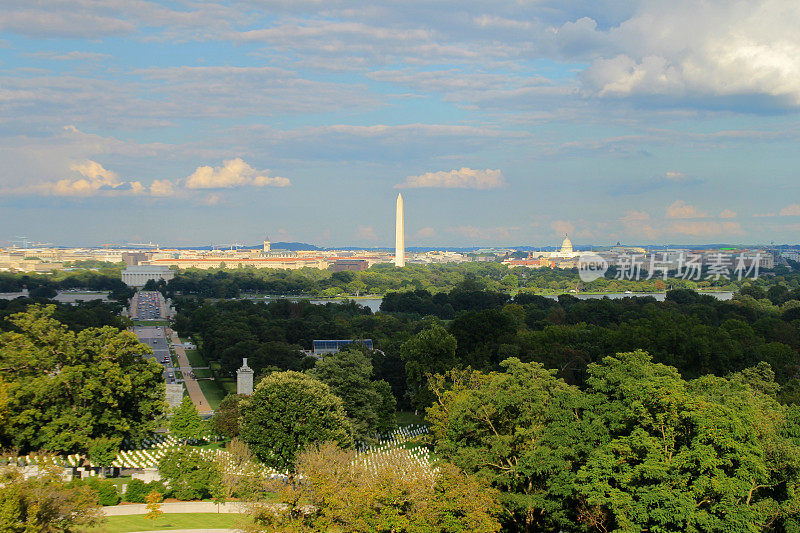 华盛顿特区景观-从阿灵顿宫
