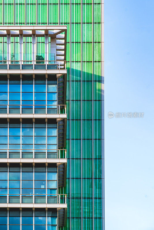 香港市内的现代化办公大楼
