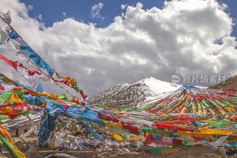 西藏青藏高原米拉山口