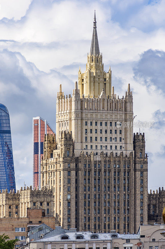 俄罗斯外交部(MID)大楼，莫斯科