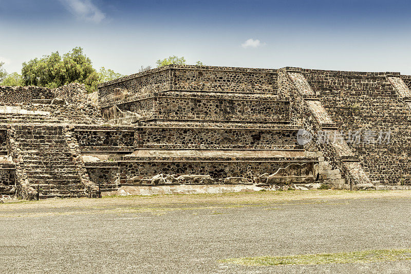 Teotihuacán，考古遗址。墨西哥的州。墨西哥。