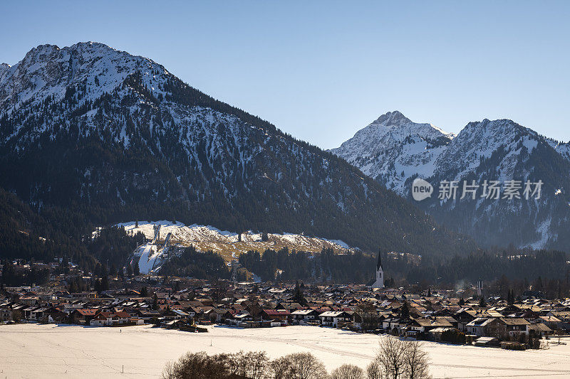 在奥地利的Oberstdorf