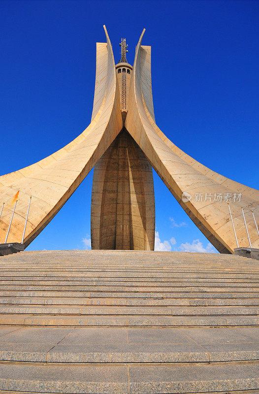 阿尔及利亚阿尔及尔:烈士纪念碑