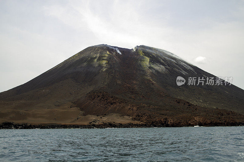 喀拉喀托火山，新熔岩流2012