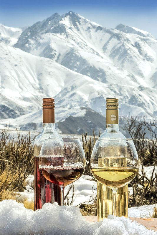 Rosé和阿尔卑斯山脚下的白葡萄酒