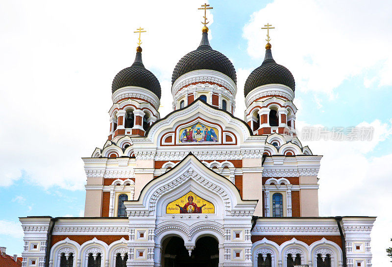 爱沙尼亚塔林的亚历山大涅夫斯基大教堂