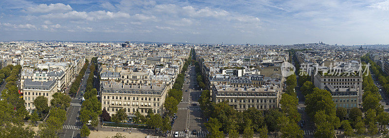 巴黎的大街和公寓