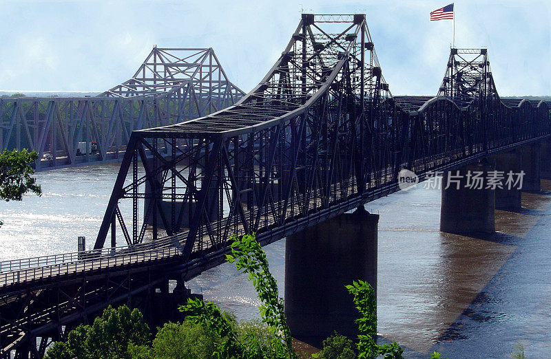 密西西比河铁路桥