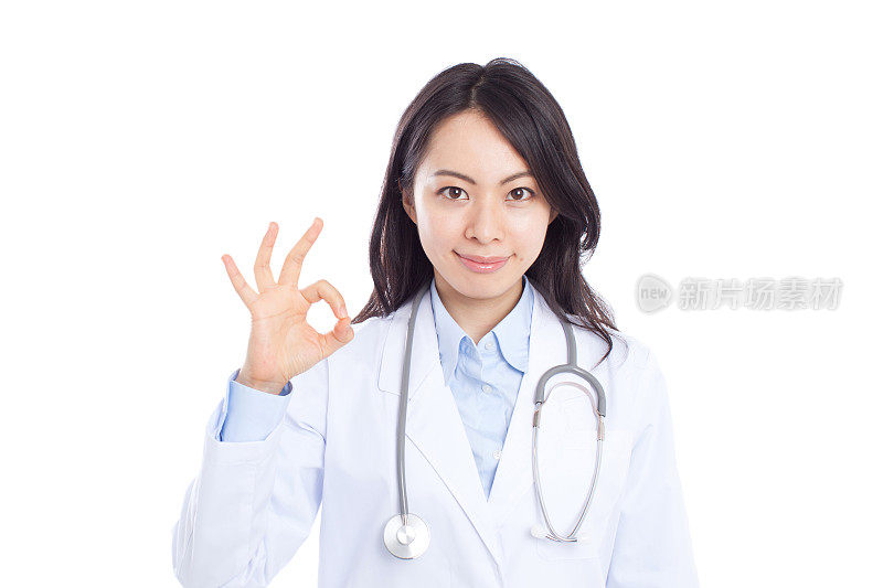 日本女医生做手势