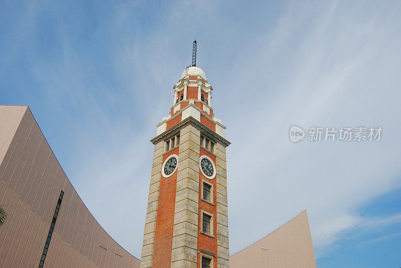 香港:文化中心及天星码头钟楼
