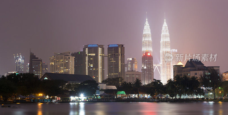 吉隆坡城市夜景