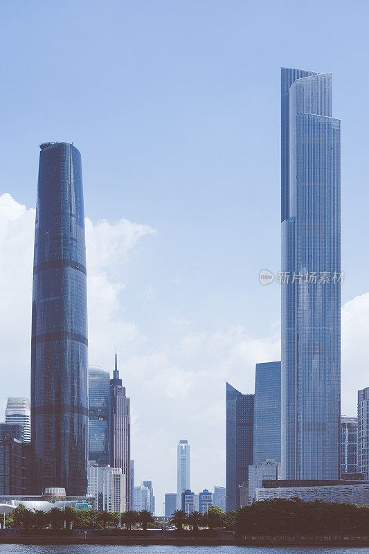 城市高摩天大楼