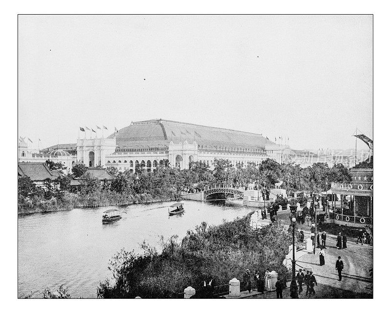 世界哥伦比亚博览会(芝加哥，美国)的古董照片-1893