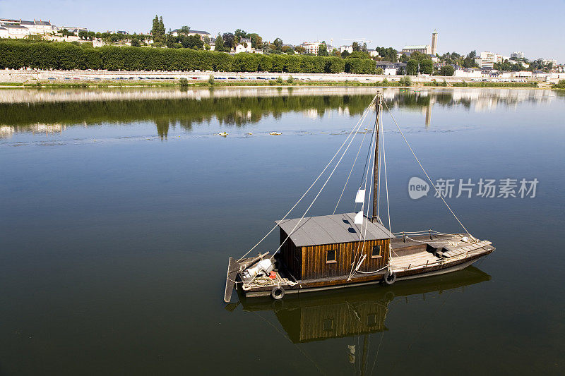 典型的卢瓦尔河船