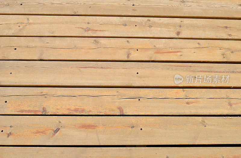 木甲板