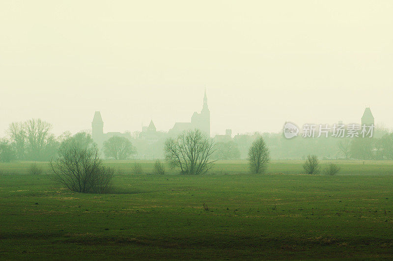 Tangermünde冬季景观(德国)