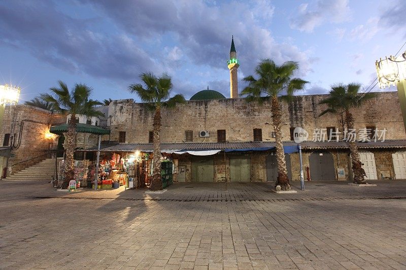 阿克古城(也叫阿克)清真寺的Al-Jazzar