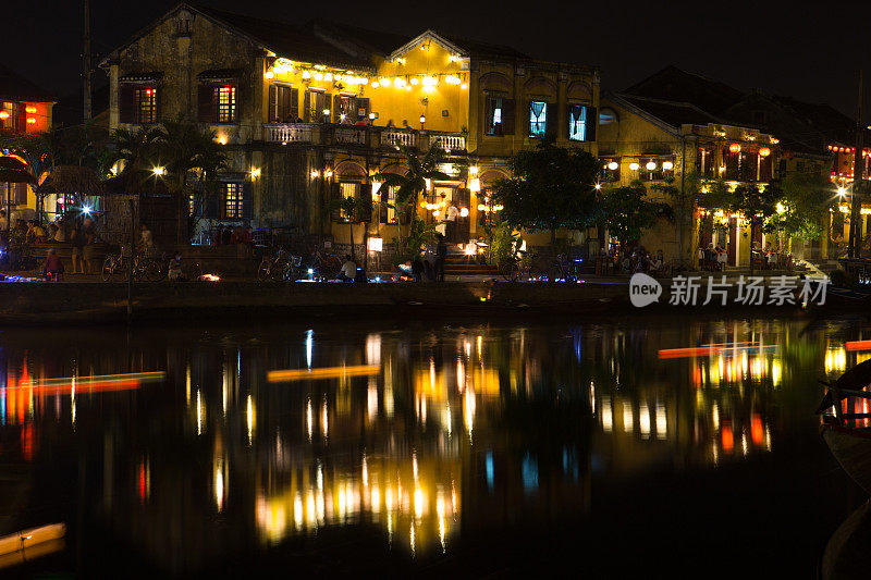 越南会安的夜市。