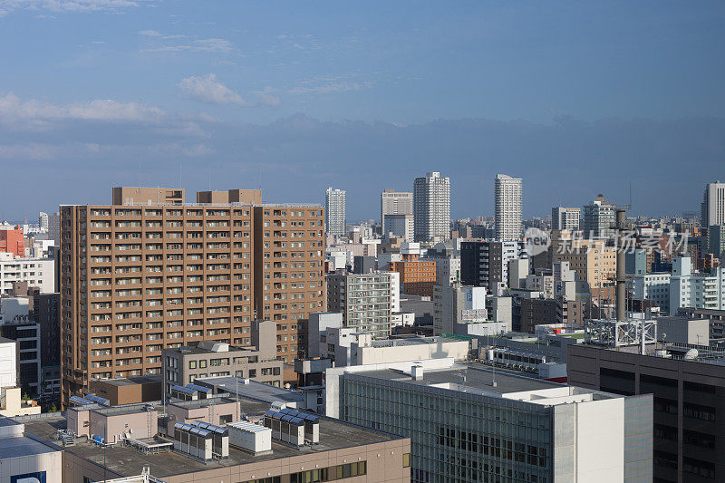 日本札幌天际线