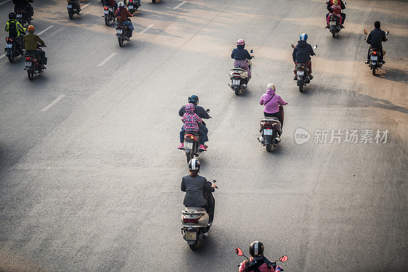 越南河内的道路交通