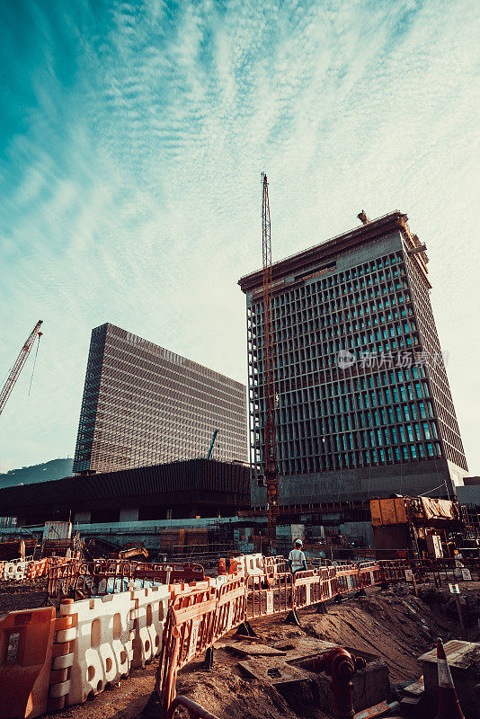 西九龙在香港兴建中