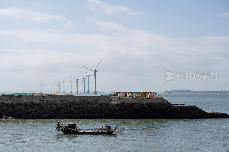 海上风力发电和码头
