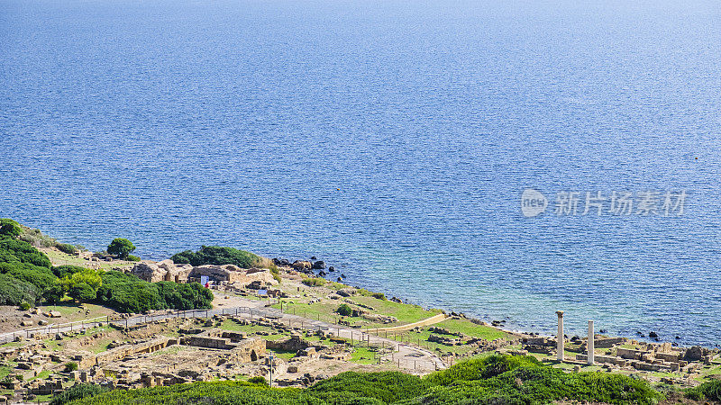 Tharros，意大利撒丁岛西海岸的一个考古遗址