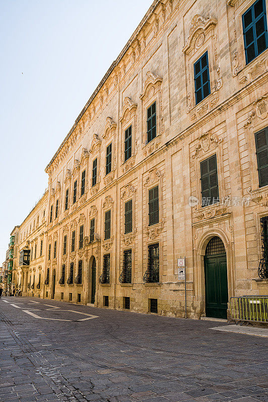 奥贝格·德·卡斯蒂利亚现在是马耳他瓦莱塔市中心的总理官邸