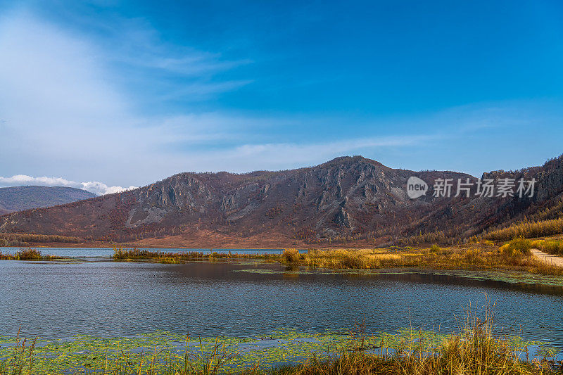 内蒙古呼伦贝尔阿尔山的秋季自然风光