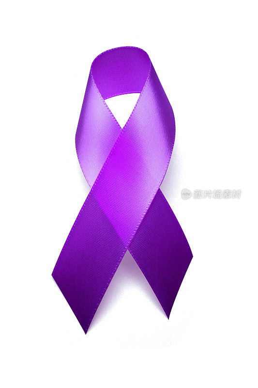 紫色的丝带