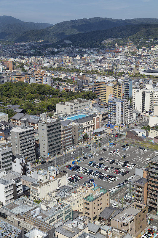 日本京都鸟瞰图