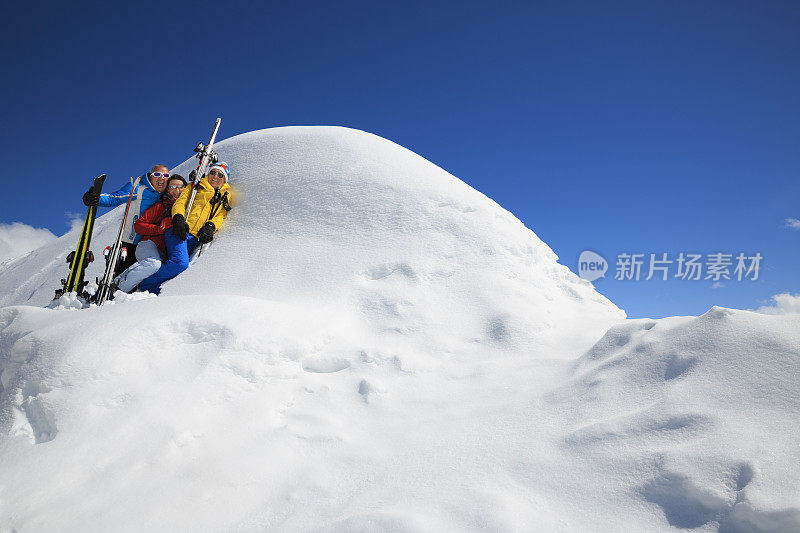 雪滑雪