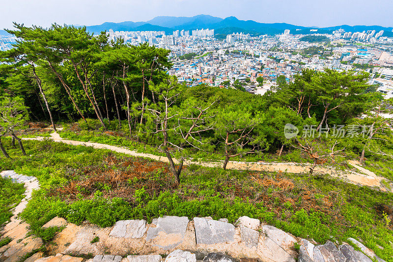 韩国水原的天际线