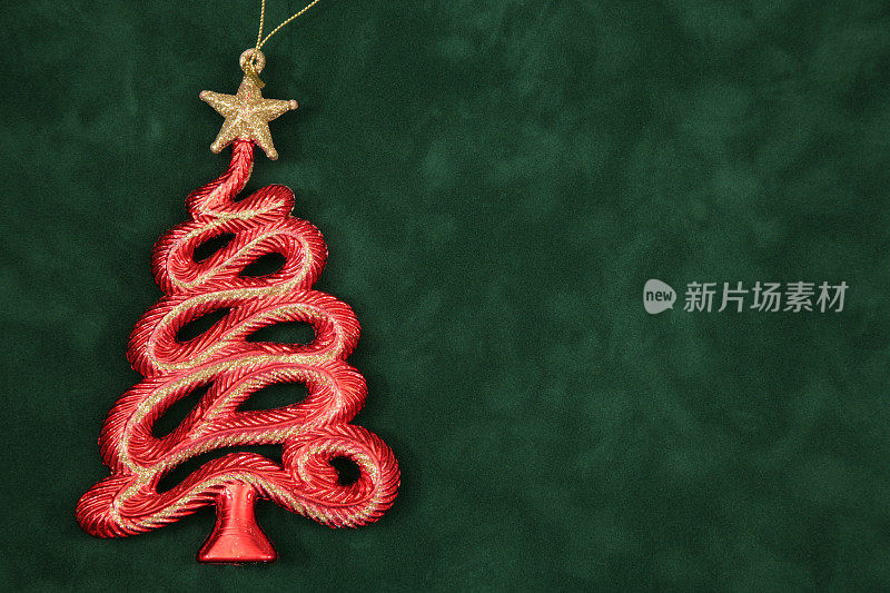 绿色的圣诞树