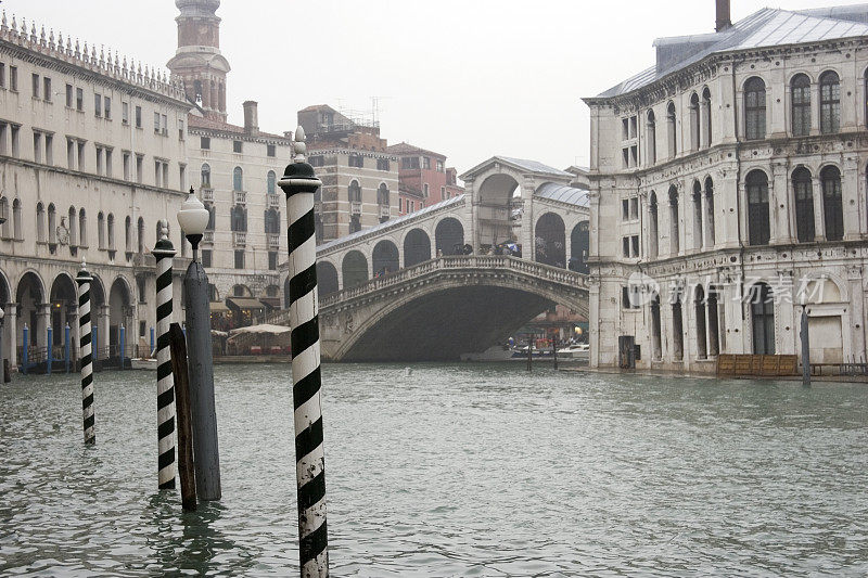 里亚托桥和大运河，威尼斯，意大利