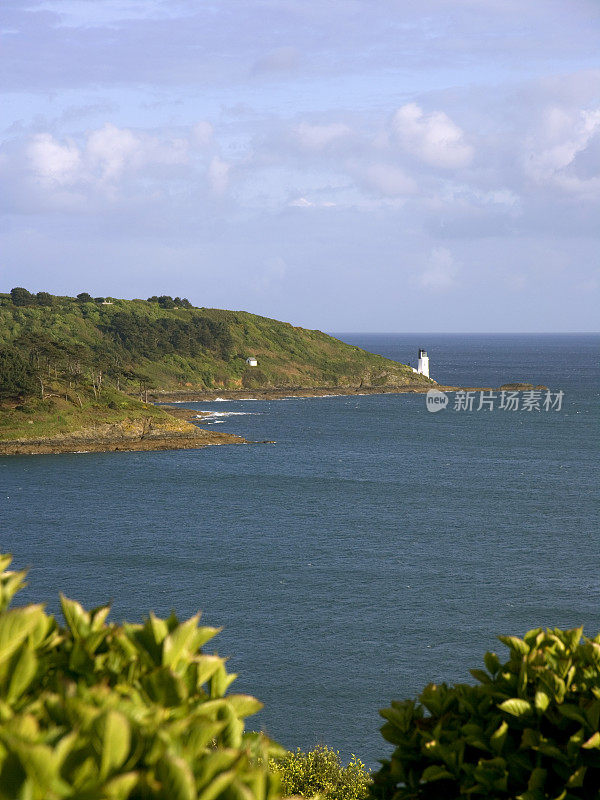 风景优美的康沃尔，圣莫斯