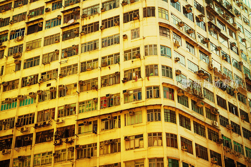 中国香港的一栋公寓楼