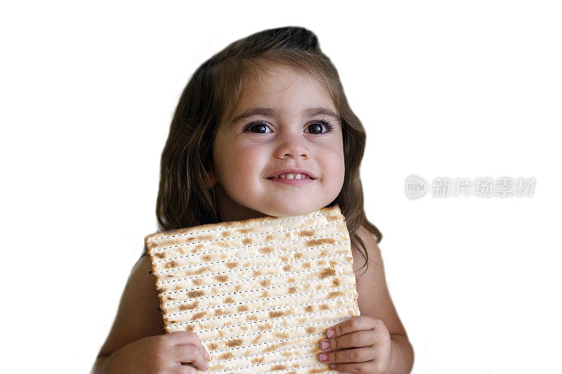 犹太小女孩逾越节快乐