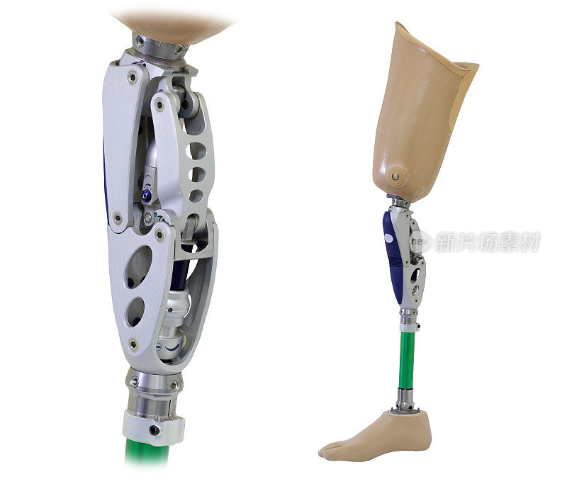 假肢腿和膝盖机制