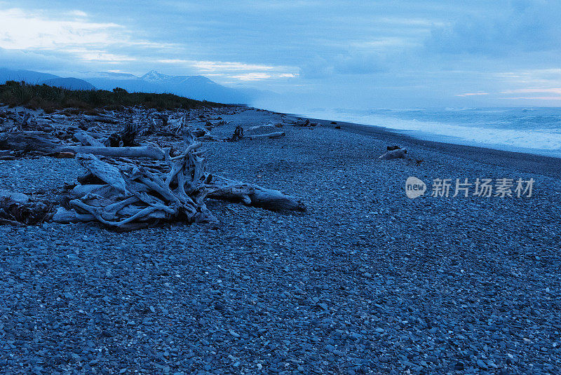 新西兰的海滩