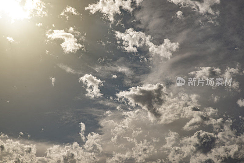 日落的天空背景